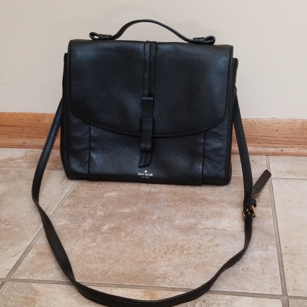 Authentic Kate Spade black leather purse